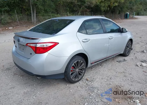 2016 Toyota Corolla S Plus из США, поврежденный, VIN 5YFBURHE9GP397547